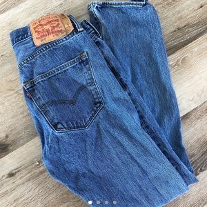 levi’s buttonfly 501 vintage jeans